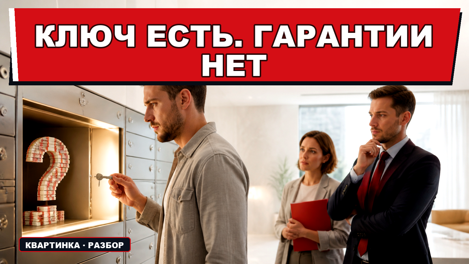 "Банковская ячейка при покупке квартиры: ключ есть, гарантии денег — нет"