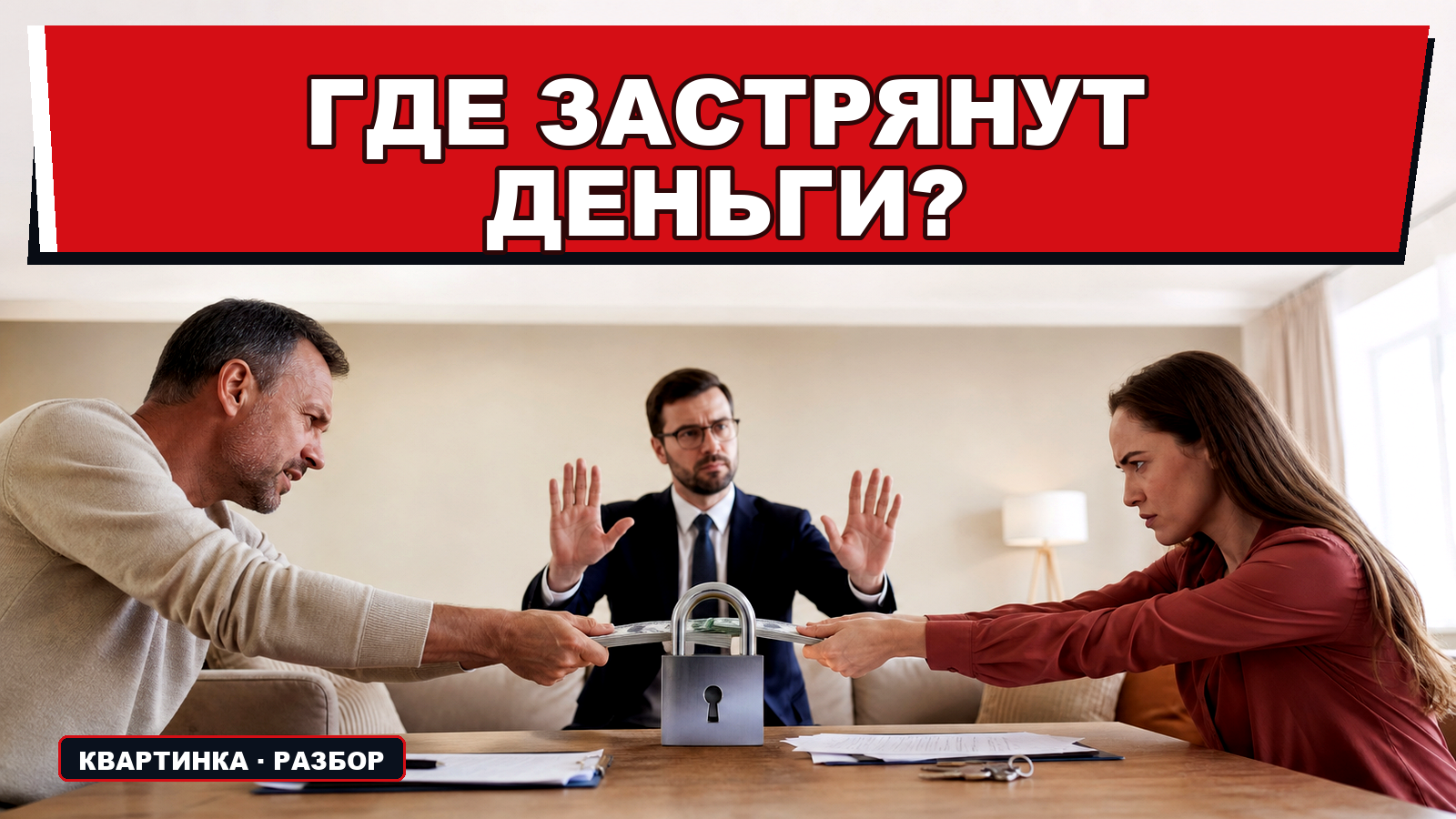 "Аккредитив, ячейка или эскроу: где деньги при покупке квартиры реально защищены"