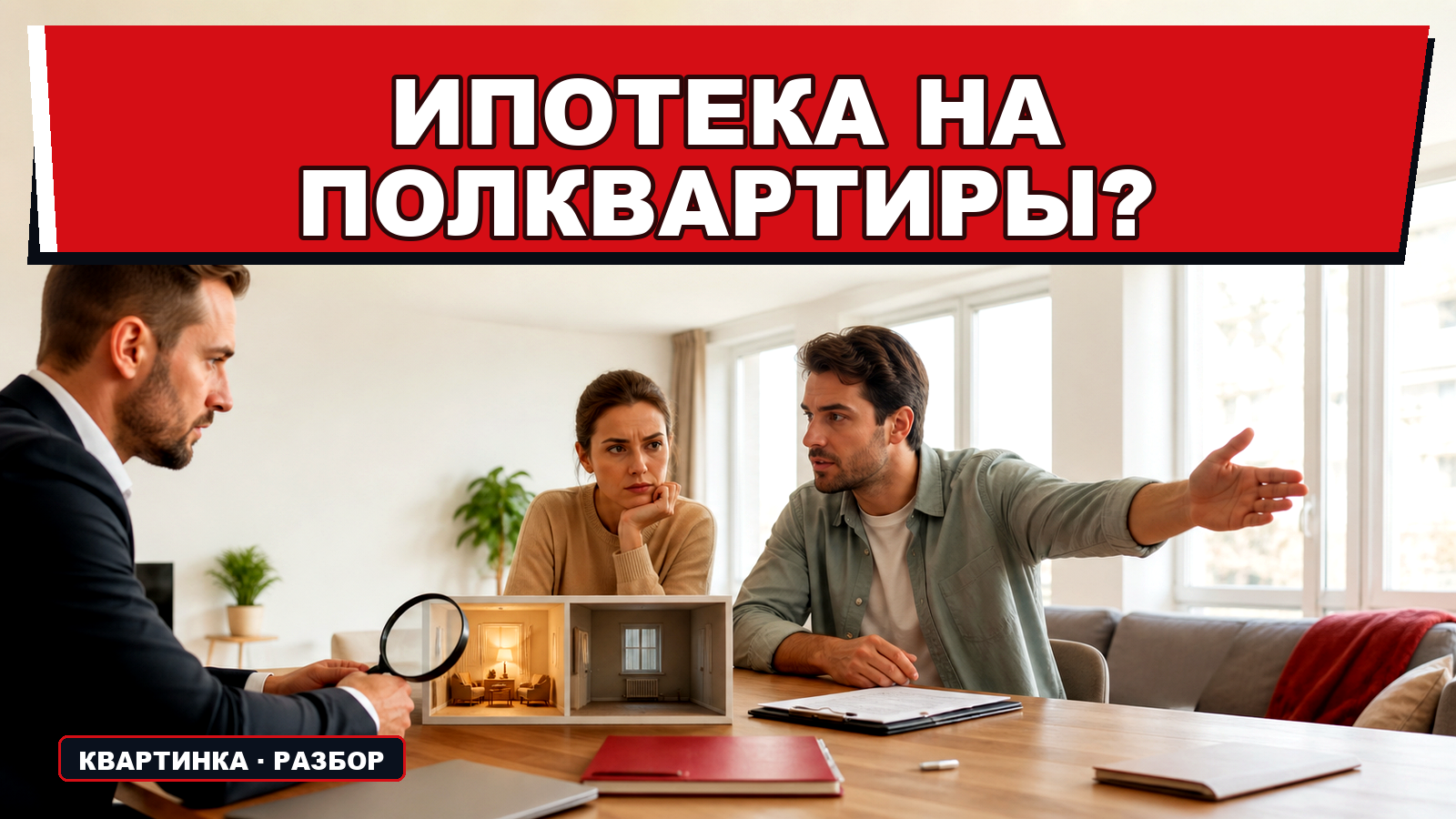 "Доля квартиры в ипотеку: банк даст деньги на половину права, но не на комнату"