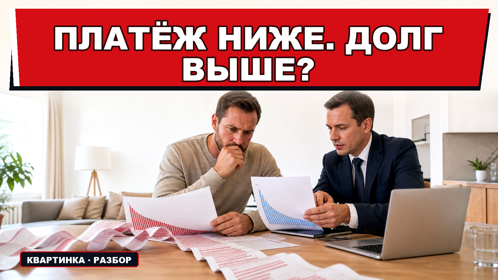 "Рефинансирование ипотеки: платёж уменьшился, а долг стал дороже — как не попасть"