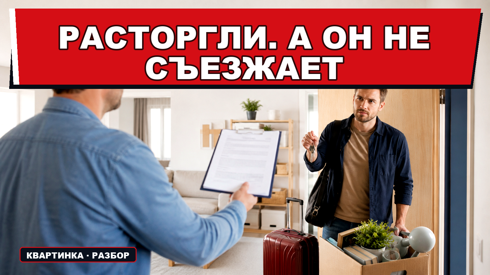 "Договор аренды расторгнут, жилец не съезжает: почему одной подписи недостаточно"